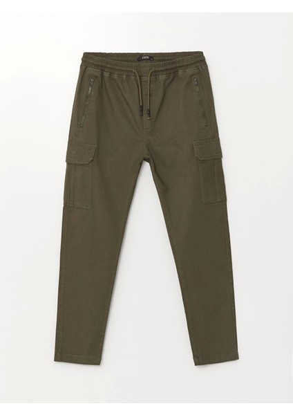 Xsıde Haki Standart Kalıp Gabardin Erkek Kargo Pantolon indirimleri
