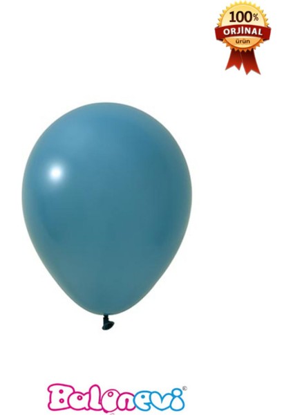 12’’ Baskı Balonu Okyanus Mavi 100’LÜ