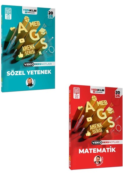 Yediiklim 2026 Meb Ags Ahenk Serisi Sayısal Sözel Yetenek Video Ders Notları Seti