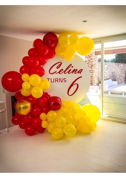 50 Adet Balon 1905 Parti Konsept Doğum Günü Balon