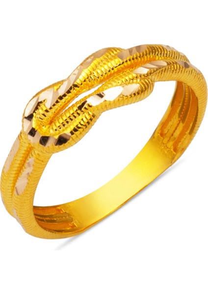 Aşk Düğümü 14 Ayar Altın Ajda Yüzük