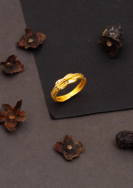 Aşk Düğümü 14 Ayar Altın Ajda Yüzük modelleri