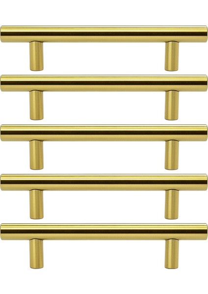 Alteta 5 Adet 160 mm Gold Altın Metal Mobilya Kulp Mutfak Çekmece Dolap Dolabı Kapak Kulpları Kulbu