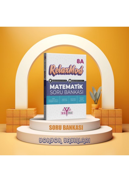 Yeni 8. Sınıf Lgs Matematik Soru Bankası Relaxmod - 2025 Basım - 888 Adet Soru modelleri