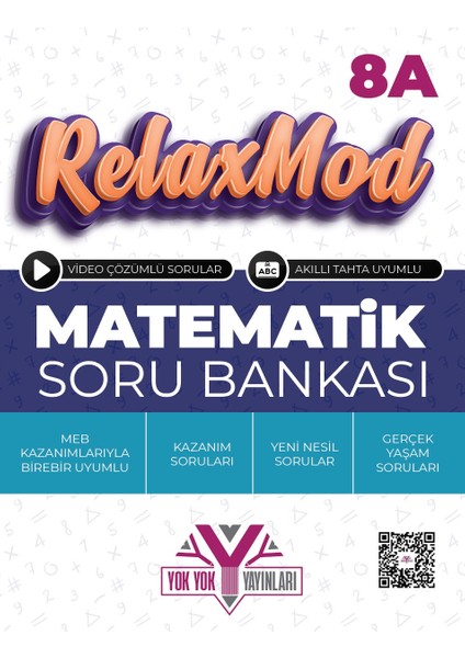 Yeni 8. Sınıf Lgs Matematik Soru Bankası Relaxmod - 2025 Basım - 888 Adet Soru fırsatları