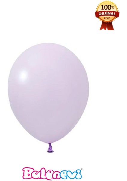 12’’ Baskı Balonu Makaron Lila 100’LÜ