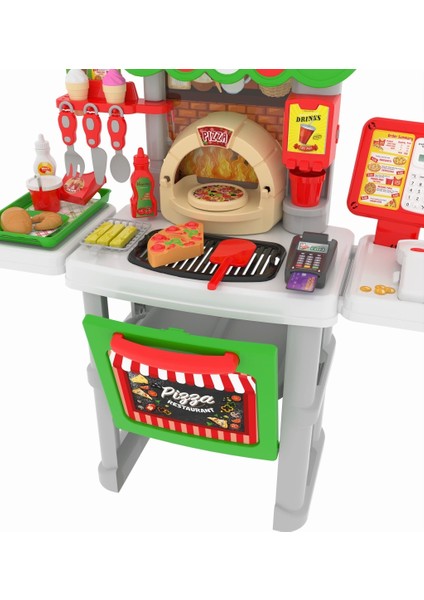 Sesli Işıklı Kasiyerli Pizza Restoran Oyun Seti fiyatları