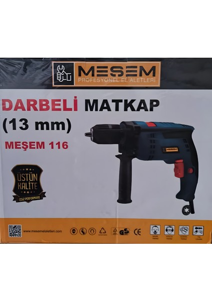13MM Darbeli Matkap