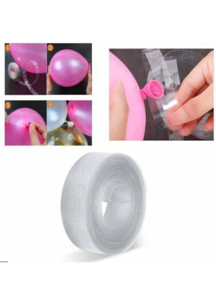 50 Adet Karışık Açık Mavi, Koyu Mavi, Gümüş, Beyaz Metalik Parlak Balon ve 2,5 Metre Balon Zinciri fiyatları