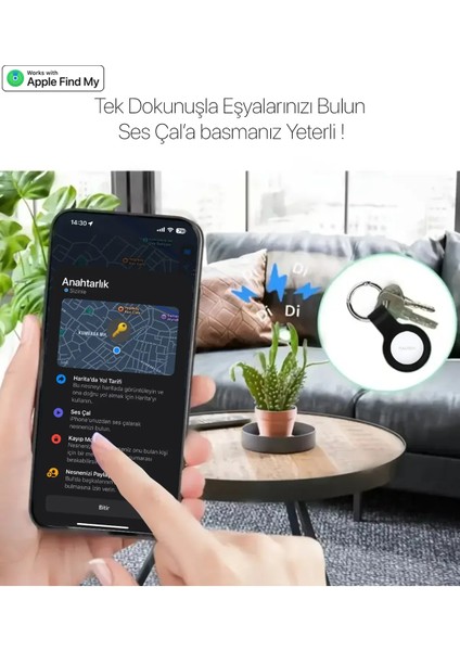 Airtag'li Silikon Anahtarlık – Çanta, Cüzdan, Valiz Takip Aksesuarı modelleri