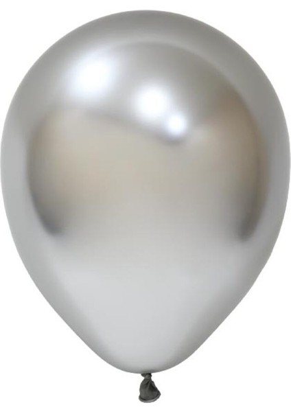 Balon 12" Krom Silver (50 Li Paket)