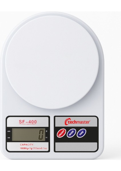 Dijital 10 kg Mutfak Tartısı, LCD Ekranlı, Hassas ve Güvenilir Ölçüm