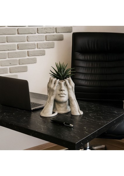 Mermer Desenli Yüz Saksı fiyatları