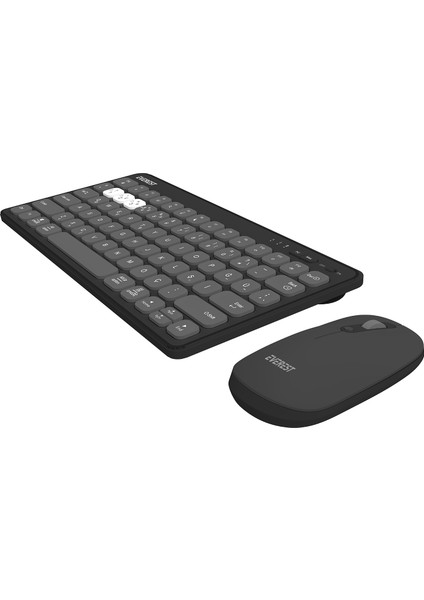 Lumı KM-BT903 Gri 3in1 3 Bt + 2.4 1600DPI Ultra Ince Q 4 Cihaz Bağlantılı Scissors Kablosuz Klavye + Mouse Set fiyatları