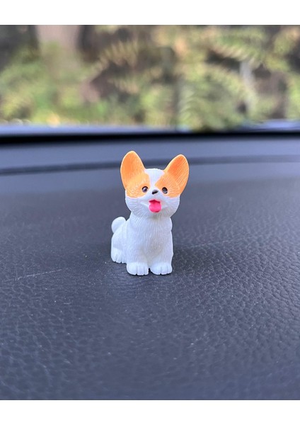 Sevimli Köpekler Araba Içi Torpido Üstü Biblo Aksesuar Torpido Süsü 6 Adet Sevgiliye Hediye