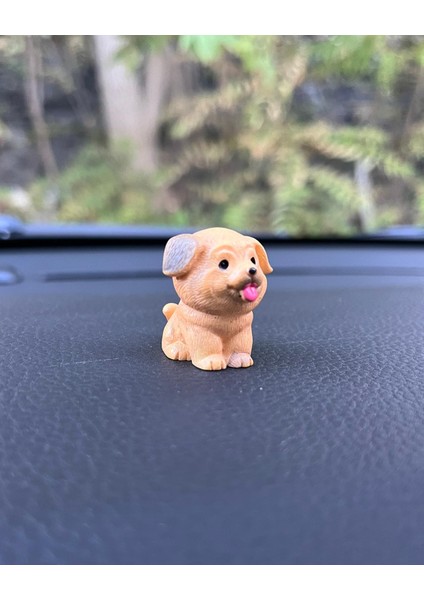 Sevimli Köpekler Araba Içi Torpido Üstü Biblo Aksesuar Torpido Süsü 6 Adet Sevgiliye Hediye
