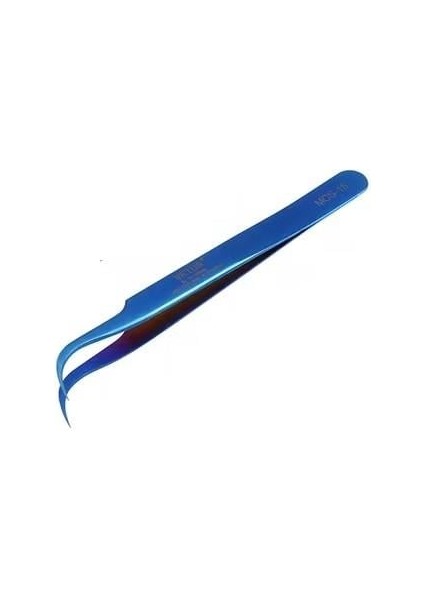 Mcs-15 Paslanmaz Çelik Anti-Statik Eğik Uçlu Entegre Cımbızı Mavi