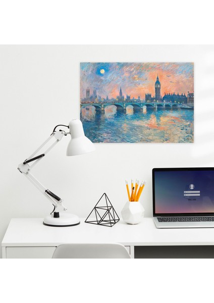 Londra Claude Monet Kanvas Tablo Baskı - Claude Monet Duvar Sanatı Kanvas Tablo Claude Monet fiyatları