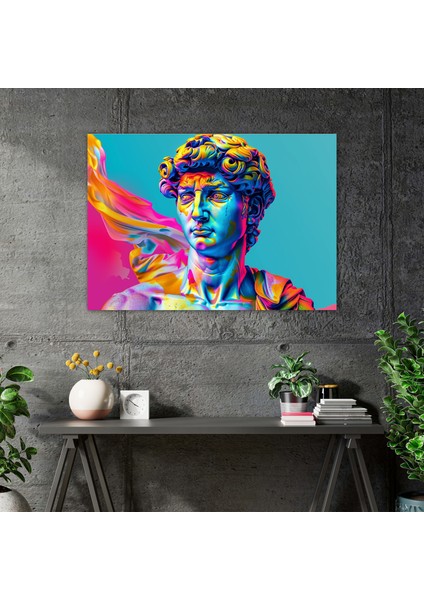 Canlı Rönesans Michelangelo Duvar Sanatı - Michelangelo Kanvas Tablo Ev Dekorasyonu fiyatları