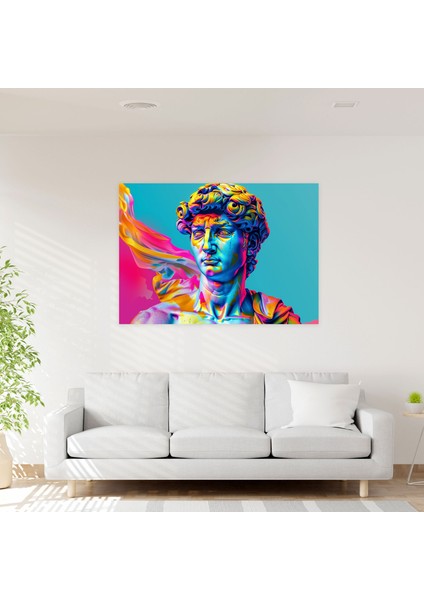 Canlı Rönesans Michelangelo Duvar Sanatı - Michelangelo Kanvas Tablo Ev Dekorasyonu modelleri