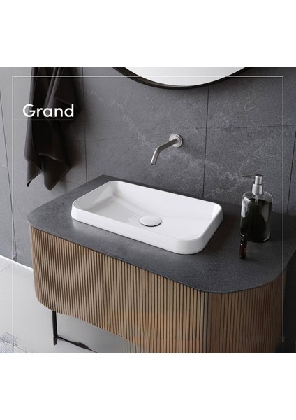 Cerastyle Grand 49 x 30 Tezgah Üstü Çanak Lavabo