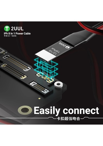 PW01 iPhone 7-16 Pro Max Için Pil Güç Kaynağı Kontrol ve Aktivasyon Test Kablosu modelleri