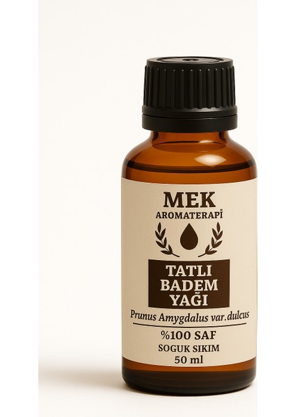 Tatlı Badem Yağı 50 ml - %100 Saf