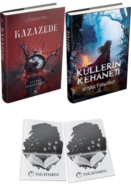 Küllerin Kehaneti Büşra Toraman Ciltli ve Kazazede 3 Ciltli Şevval Demirdöğer 2li Set + Hediyeli