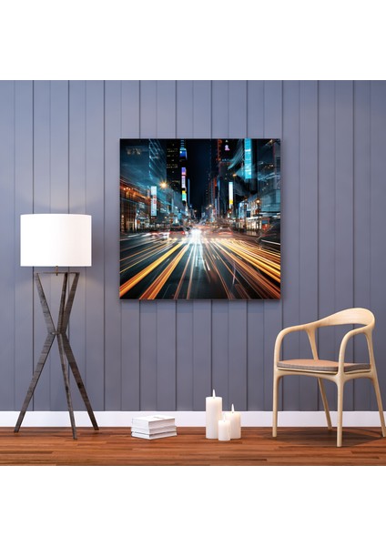 Gece Şahinleri Kanvas Tablo - Şehir Gece Hayatı Temalı Kanvas Tablo modelleri