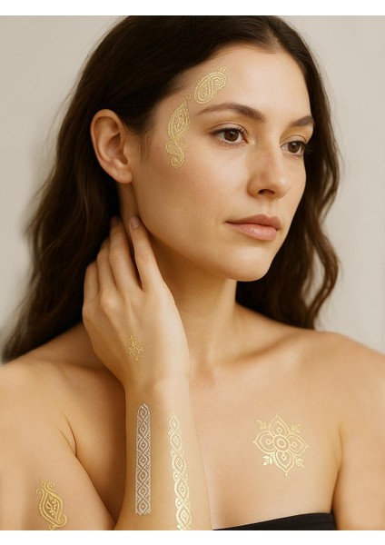 Metalik Geçici Dövme