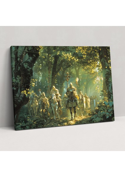 Arthur Efsaneleri Duvar Dekorasyonu - Efsane Kanvas Tablo Sanatı Duvar Dekorasyonu Ev Dekorasyonu