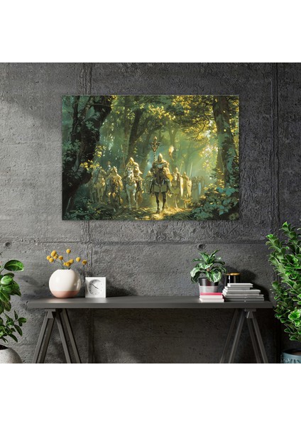 Arthur Efsaneleri Duvar Dekorasyonu - Efsane Kanvas Tablo Sanatı Duvar Dekorasyonu Ev Dekorasyonu modelleri