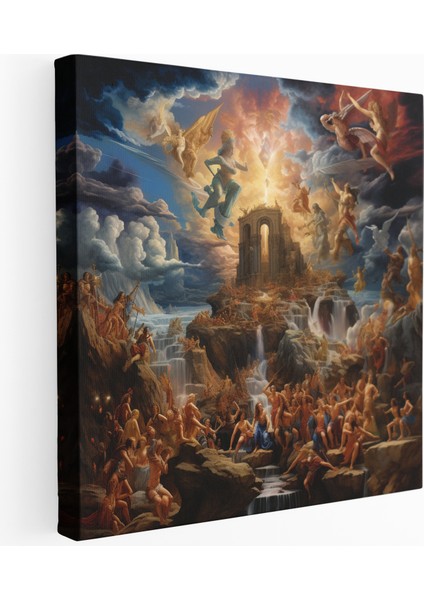 Olimpos Tanrıları Rönesans Kanvas Tablo