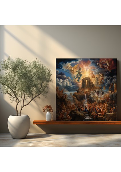 Olimpos Tanrıları Rönesans Kanvas Tablo fiyatları