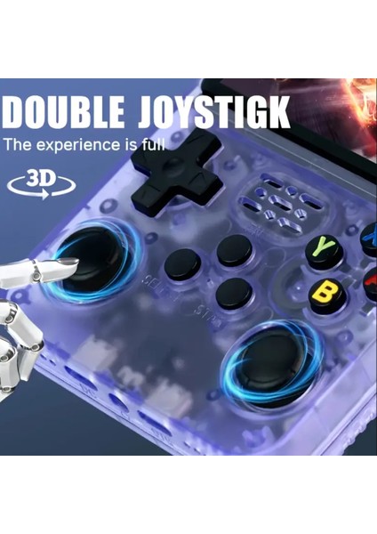 Beyaz Retro Street Oyun Konsolu R36S, Uzun Pil Ömrü, Arkos Sistemi fırsatları