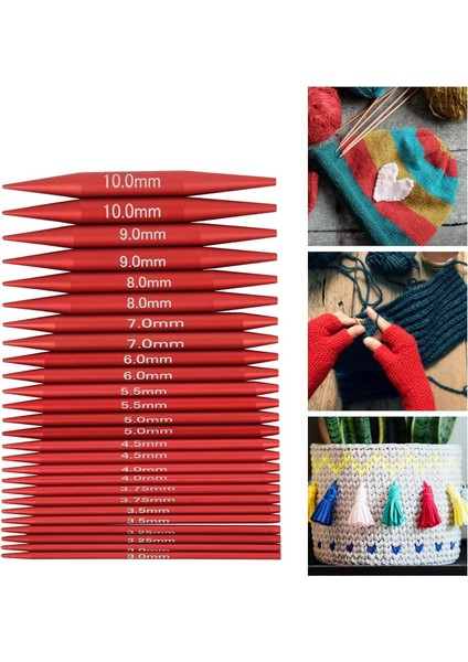 Değiştirilebilir Örgü Şiş Seti Ayrılabilir Dairesel Şişler Profesyonel Örgü Için Çok Amaçlı Set fiyatları