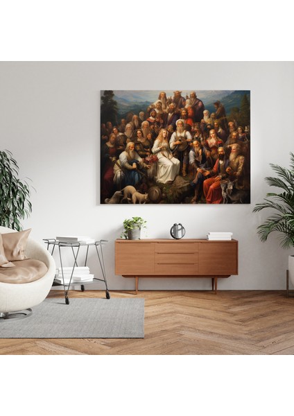 Tanrısal Olimpos Zirvesi Kanvas Tablo fiyatları