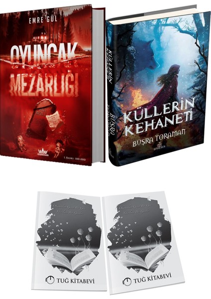 Küllerin Kehaneti Büşra Toraman Ciltli ve Guardian Oyuncak Mezarlığı Ciltli Emre Gül 2li Set + Hediyeli