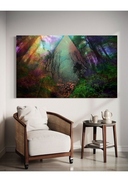 Soyut Doğa Manzarası Ev Duvar Salon Güzellik Salonu Ofis Dükkan Dekarasyon Kanvas Tablo fırsatları