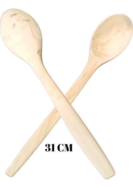 El Yapımı Şimşir Ağacı Kaşık (31 Cm)