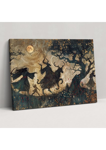 Slav Mitolojisi Duvar Sanatı - Kanvas Tablo Ev Dekorasyonu