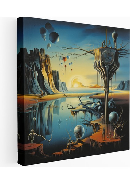 Erime Zamanı Efsanesi Kanvas Tablo Baskı