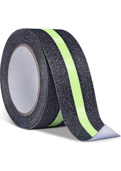 Fosforlu Kaydırmaz Bant 5CMX3M Yeşil Fosforlu Merdiven Bandı 50MM Fotolümenli