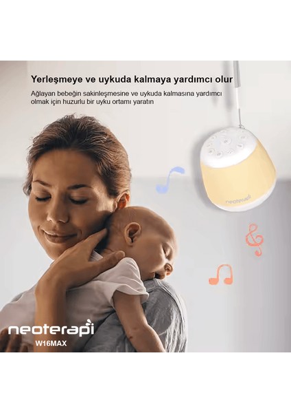 W16MAX Beyaz Gürültü Uyku Makinesi modelleri