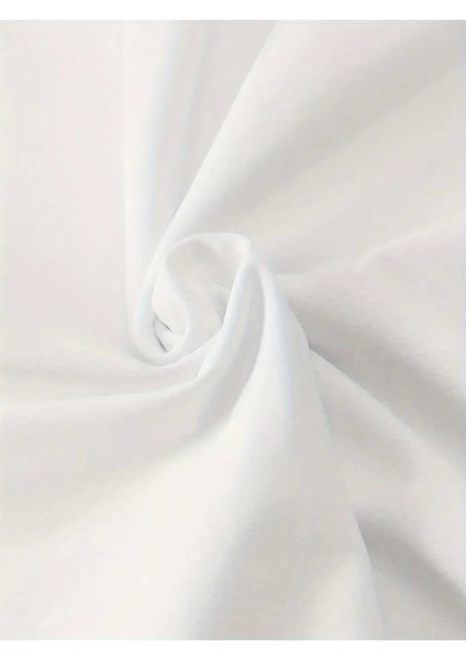 Baskılı Oversize Bisiklet Yaka T-Shirt - Beyaz modelleri