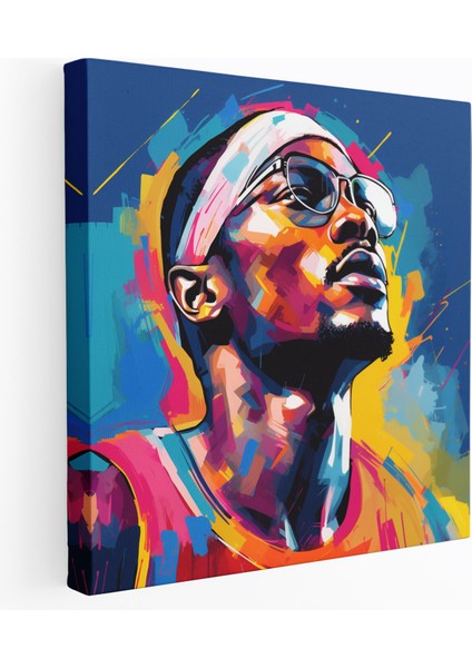Nba Kanvas Tablo - Pop Art Süperstarı - Nba Nba Süperstarı Karizma