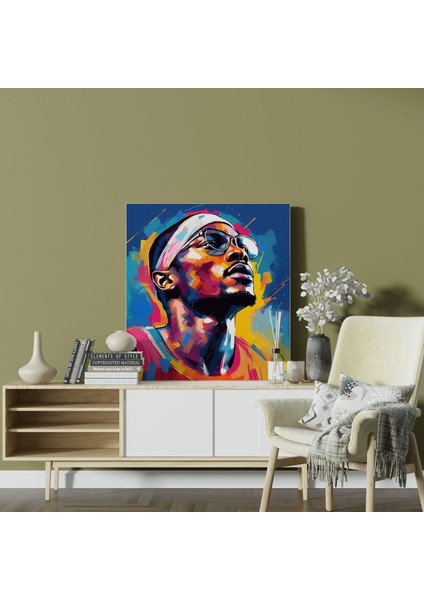 Nba Kanvas Tablo - Pop Art Süperstarı - Nba Nba Süperstarı Karizma modelleri