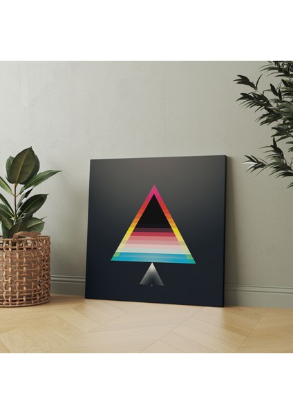 Pink Floyd Duvar Sanatı - Minimalist Prizma - Ev Dekorasyonu Şıklık Kanvas Tablo Sanatı modelleri