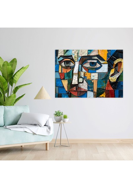 Pablo Picasso Duvar Dekorasyonu - Kanvas Tablo Kübist Portre Duvar Dekorasyonu fiyatları