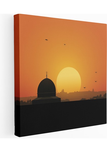 Huzurun Silueti Kanvas Tablo